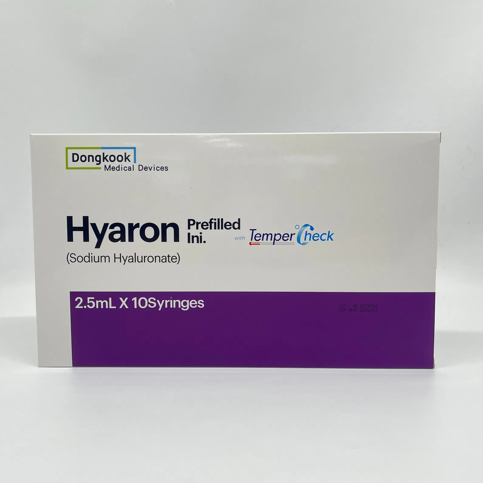 Hyaron Prefilled Injection Deep Skin Hydration Dermal Filler for Face Injection