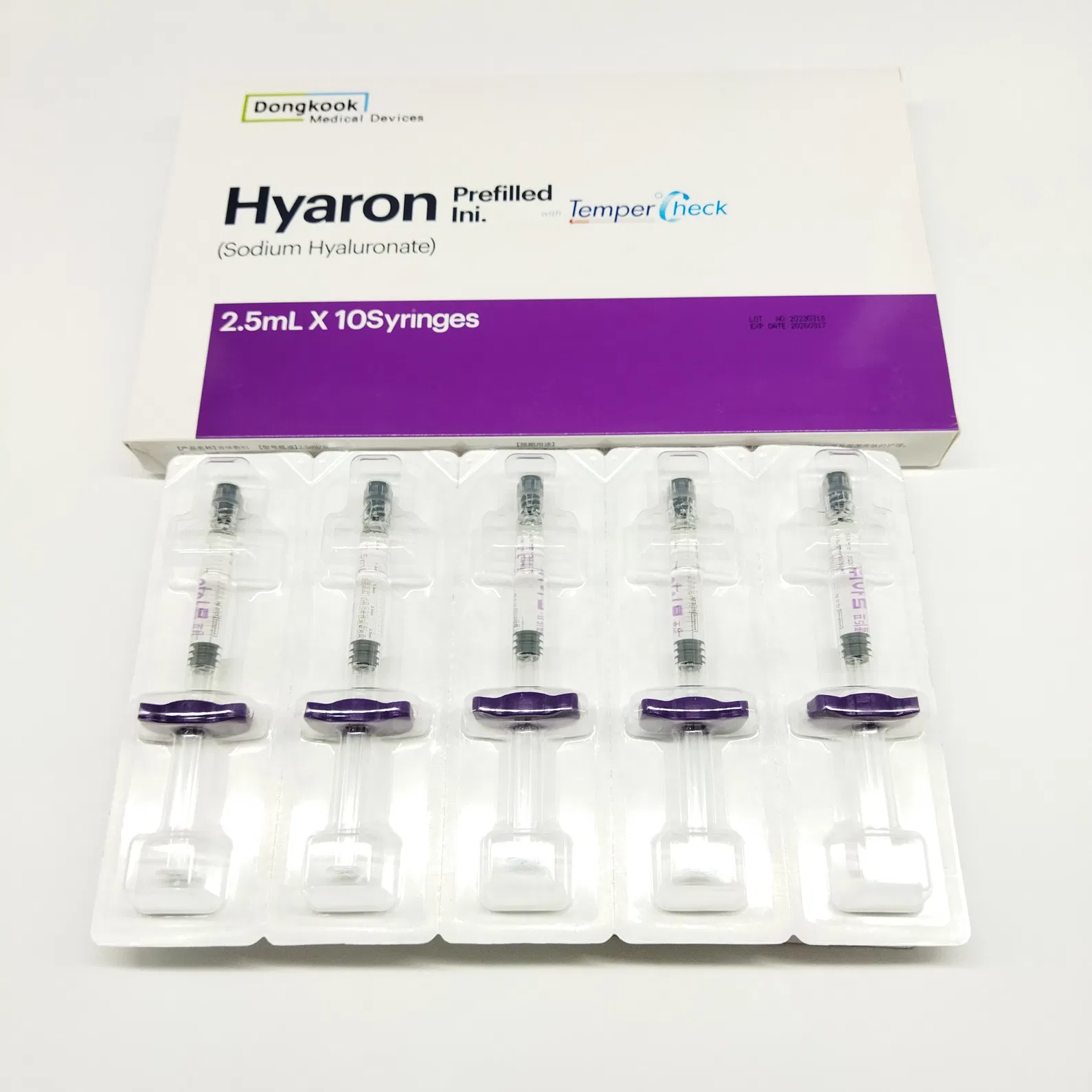 Hyaron Prefilled Injection Deep Skin Hydration Dermal Filler for Face Injection