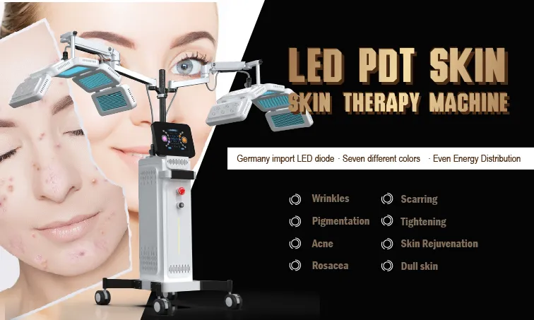 LED-Gesichtslicht Infrarot-LED-Therapie PDT-LED-Professionelle-Maschine Bio-Photomodulation-LED-Fototherapie-Licht 0