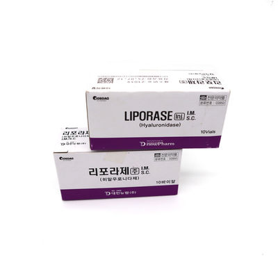 Transparente Liporase Hyaluronidase 1500iu Lyophilisiert 1500u Zur Auflösung von HA-Säure Liporase