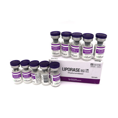Liporase Hyaluronidase 1500iu Lyophilisierte 1500u 10Flaschen Lösung zur Auflösung von HA-Säure