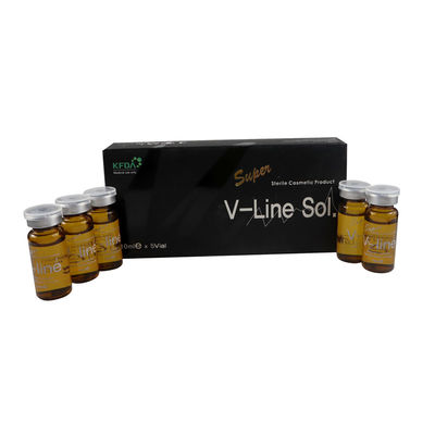 V-Line Sol Fettlösung Injektionen Gesicht Lipolytik Super 5pcs*10ml