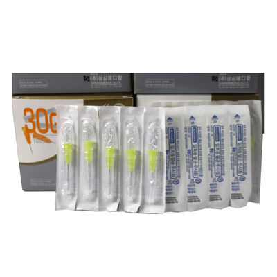 100 Stück/Box 30g 32g 34G 4mm 13mm 25mm Mikro-Nadel Hypodermie-Injektionsspritzennadel