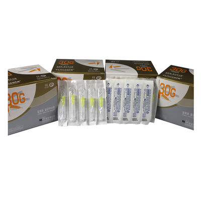 100 Stück/Box 30g 32g 34G 4mm 13mm 25mm Mikro-Nadel Hypodermie-Injektionsspritzennadel