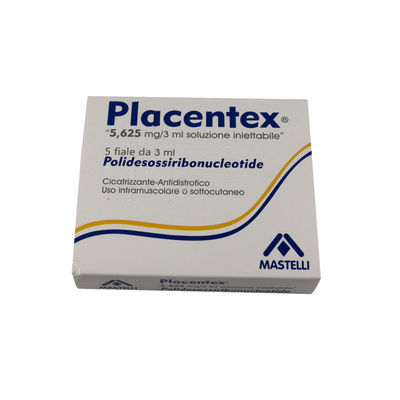 Gesicht Placentex PDRN Lachs 3 ml * 5 Durchstechflaschen Verjüngung Injektionsmittel Hautfüllmittel Ampullen