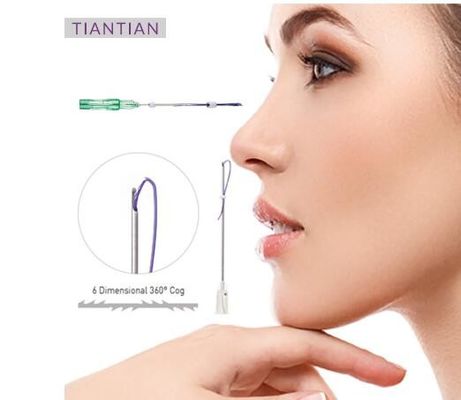 Hochhebel-Fäden mit einem hohen Auftrieb (High Lift) 25 mm 38 mm Nose Thread Lift 18 g 19 g