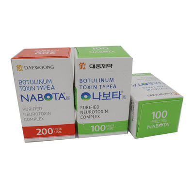 50IU 100U 150U 200U Allergan Botox Innotox Botulax Nabota Rentox Meditoxin Hutox