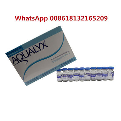 Aqualyx Lösung PPC Fettlösende Injektion 10 Durchstechflaschen X 8 ml Gesichts- und Körperminderung