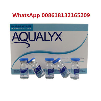 Aqualyx Lösung PPC Fettlösende Injektion 10 Durchstechflaschen X 8 ml Gesichts- und Körperminderung