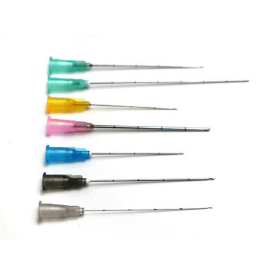 Einweg-Ästhetische Klinik Stumpfe Nadel 25g 50mm Sterile feine Mikrokanneln
