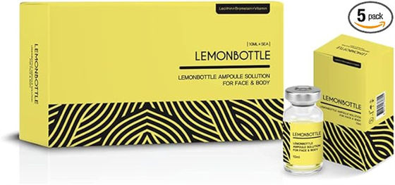Zitronenflasche 10ml*5 löst überschüssiges Fett auf und nimmt ab Lipolab Kabelline