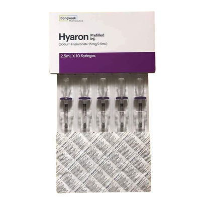 HYARON Skin Booster Glow KIT - 10 Spritzen X 2,5 ml Kreuzverknüpfte Hyaluronsäure-Füllung