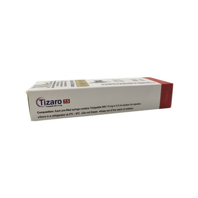 Tizaro Tirzepatid 5 mg 7,5 mg 0, 5 ml subkutaner Injektor