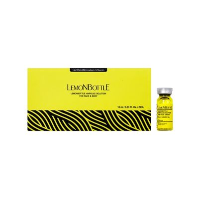 Zitronenflasche 5 x 10 ml Ampule Lösung Fettlösung