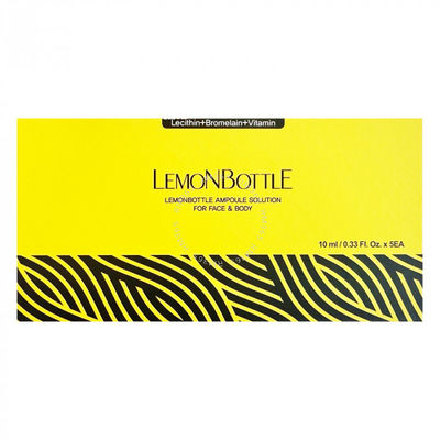 Zitronenflasche 5 x 10 ml Ampule Lösung Fettlösung