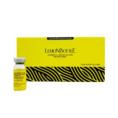 Zitronenflaschenlösung Lipolysien Gesicht Körper 10 ml X 5 Injektion Abnehmen