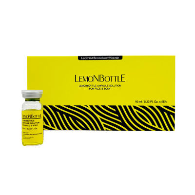 Zitronenflasche 5 x 10 ml Ampule Lösung Fettlösung