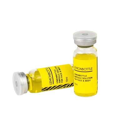 Zitronenflasche Ampulle Lösung 5X 10ml Fettlösungs-Injektion