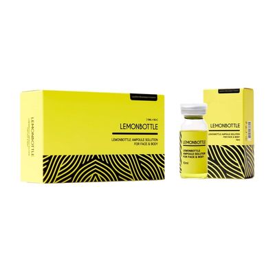Zitronenflasche Ampulle Lösung 5X 10ml Fettlösungs-Injektion