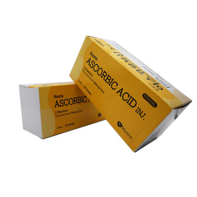 Vitamin C Ascorbinsäure aus Huons wasserlösliches Vitamin Jede Schachtel enthält 50 injizierbare Laroscorbine 0,5 g/2 ml