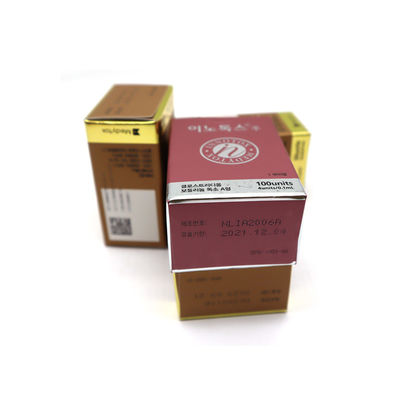 50IU 100U 150UI 200U BTX Allergan Botox Innotox Botulax Nabota Rentox Meditoxin Hutox