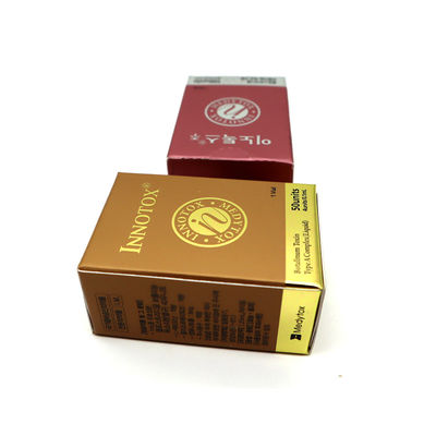 50IU 100U 150UI 200U Allergan Botox Botulinumtoxin Typ A Innotox Botulax Nabota Rentox Meditoxin Botox