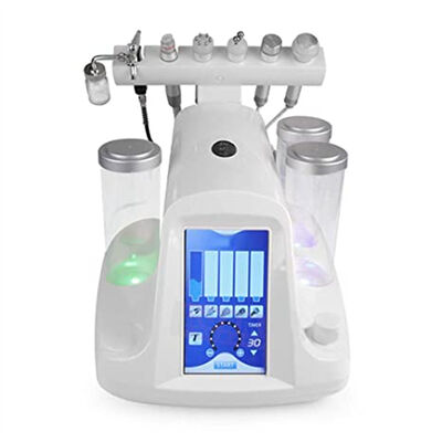 7 in 1 RF Sauerstoff-Injektor Gesichtsmaske Mikrokurrent LED Maske Tiefreinigung Kleine Blasenmaschine Hautpflege Hydra Dermabrasion Maschine