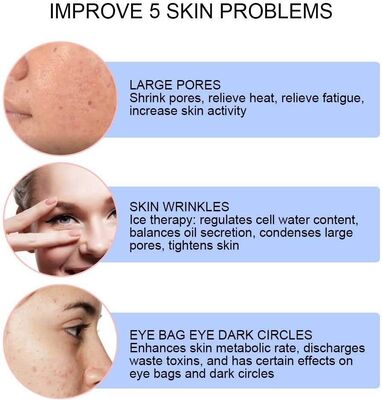 Heiß-Kalt-Hammer-Ultraschall-Kryotherapie-LED-Gesichtshautverjüngungs-Lifting-Maschine