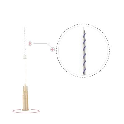 korean cog lift absorbierbare Nähte pdo mono tornado Schraube fio silhouet Faden lisos Draht scharfe Nadel 29g 31g 30gx13mm
