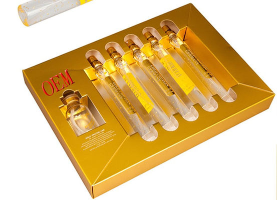 Goldprotein-Peptid-Gesichtskollagen des Serum-5pcs, das Aufzug verlegt