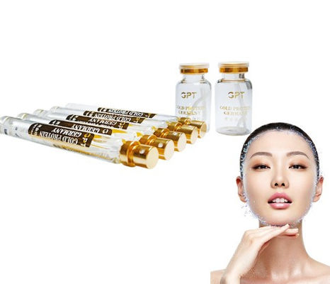 Goldprotein-Peptid-Gesichtskollagen des Serum-5pcs, das Aufzug verlegt