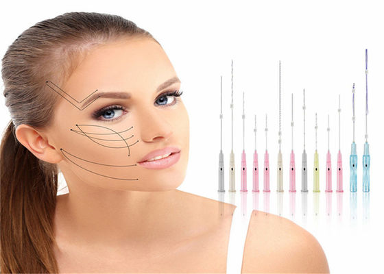 25mm PDO PCL PLLA Faden für Stirn-Falten-Face lifting