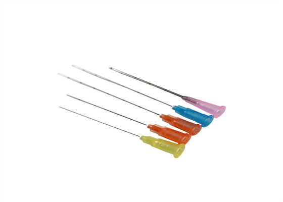 Großhandel Edelstahl Hautfüllmittel Gesichtsfüllung 22g 23G 25g 38mm 50mm Flexible Fein stumpfe Mikro Spitze Kanüle Nadel