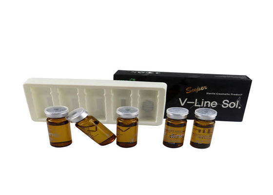 V-Line Lipolyse Fettlösungs-Injektionen Kinn 5 ml X 5 Schläuche
