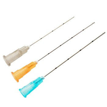 Schönheitsinjektion Mikrokannula Stumpfe Spitze Nadel 14g 15g 16g 18g 22g 38mm 50mm 60mm 70mm