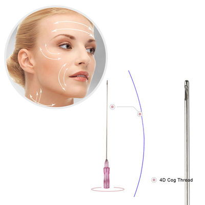 Polydioxanona Fio De Sutura Cannula Spinnnadel-Ziegel 2-1 3-1 4-1 5-1 3D 4D Lift Hilos Pdo Spinnnadelheben