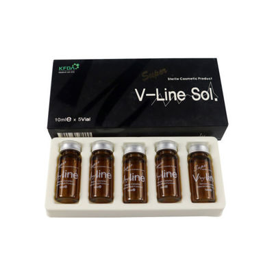 5 Stück*10 ml Fettlösungs-Injektionen für das Gesicht Lipolytische Super-V-Linie Sol