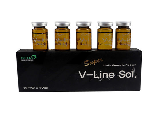 5 Stück*10 ml Fettlösungs-Injektionen für das Gesicht Lipolytische Super-V-Linie Sol