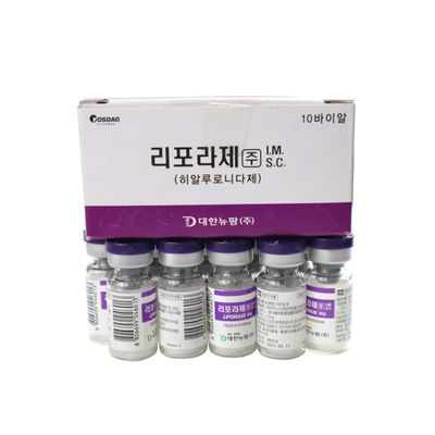 Korea Liporase Hyaluronidase 1500iu zur Auflösung von Hautfüllstoffen