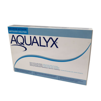 Vereinigtes Königreich 8 ml X10 Durchstechflaschen Aqualyx Fettlösungs-Injektionen Lipolyse Lipolytische Fettverringerung