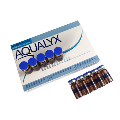 Vereinigtes Königreich 8 ml X10 Durchstechflaschen Aqualyx Fettlösungs-Injektionen Lipolyse Lipolytische Fettverringerung