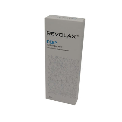 Dermal Filler Anti-Aging Injektionsfiller HA 1.1 ml Revolax Feine tiefe Sub-Q Faltenfiller