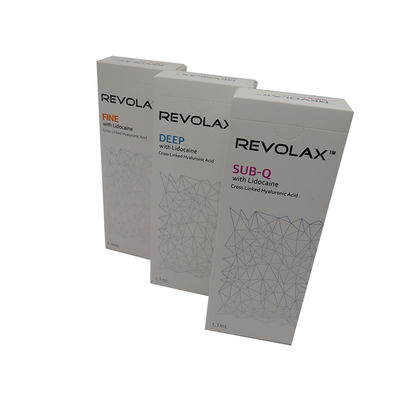 Dermal Filler Anti-Aging Injektionsfiller HA 1.1 ml Revolax Feine tiefe Sub-Q Faltenfiller