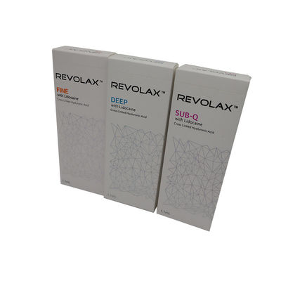 Dermal Filler Anti-Aging Injektionsfiller HA 1.1 ml Revolax Feine tiefe Sub-Q Faltenfiller