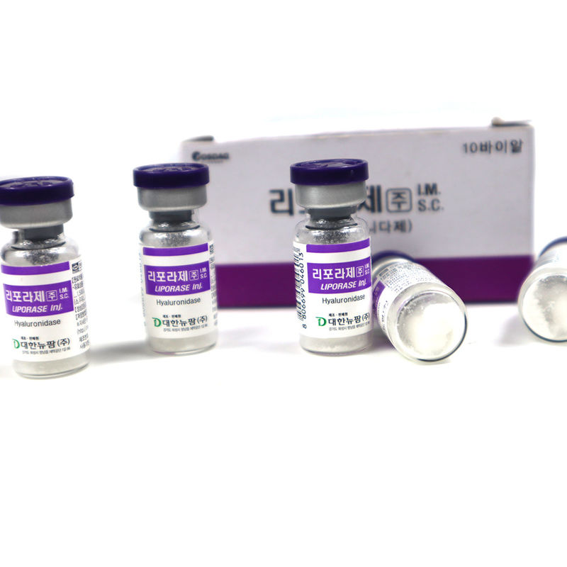 Transparente Liporase Hyaluronidase 1500iu Lyophilisiert 1500u Zur Auflösung von HA-Säure Liporase