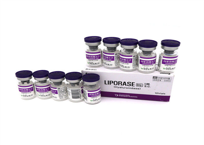 Liporase Hyaluronidase 1500iu Lyophilisierte 1500u 10 Durchstechflaschen Lösung zur Auflösung von HA-Säure Liporase