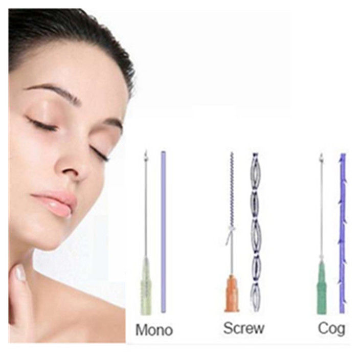 Absorbierbar Korea Stacheldraht 4D Cog W Stumpf Pcl Pdo-Draht für Wangenheben Körperverstärkung