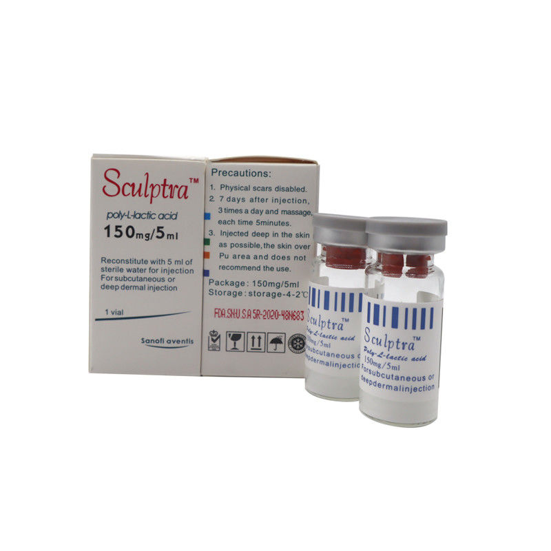150 mg Pulver PLLA Poly-l-Milchsäure 1 Durchstechflasche x5 ml Abfüllmittel Anti-Aging sculpta