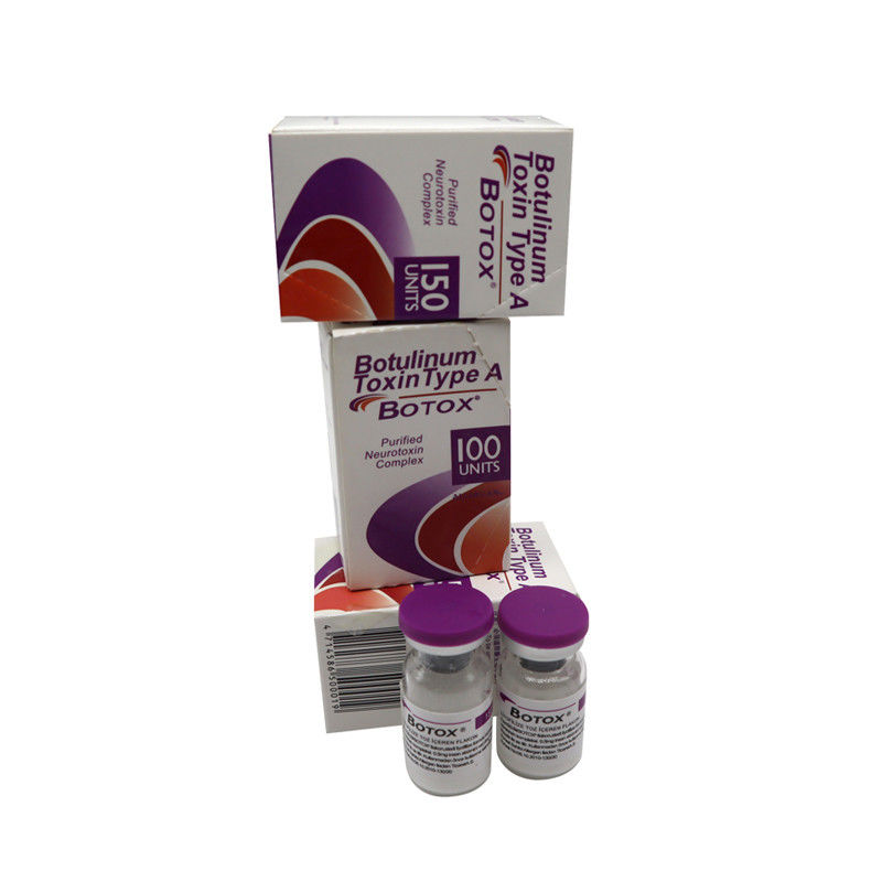 50IU 100U 150UI 200U Allergan Botox Botulinumtoxin Typ A Innotox Botulax Nabota Rentox Meditoxin Botox