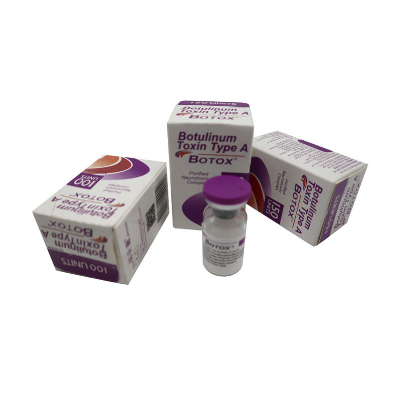 50IU 100U 150UI 200U Allergan Botox Botulinumtoxin Typ A Innotox Botulax Nabota Rentox Meditoxin BTX